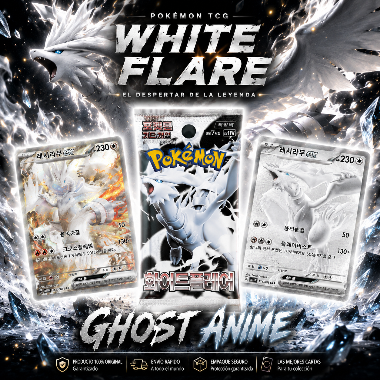 SOBRE Pokémon White Flare Booster Box SV11W (COREANO)