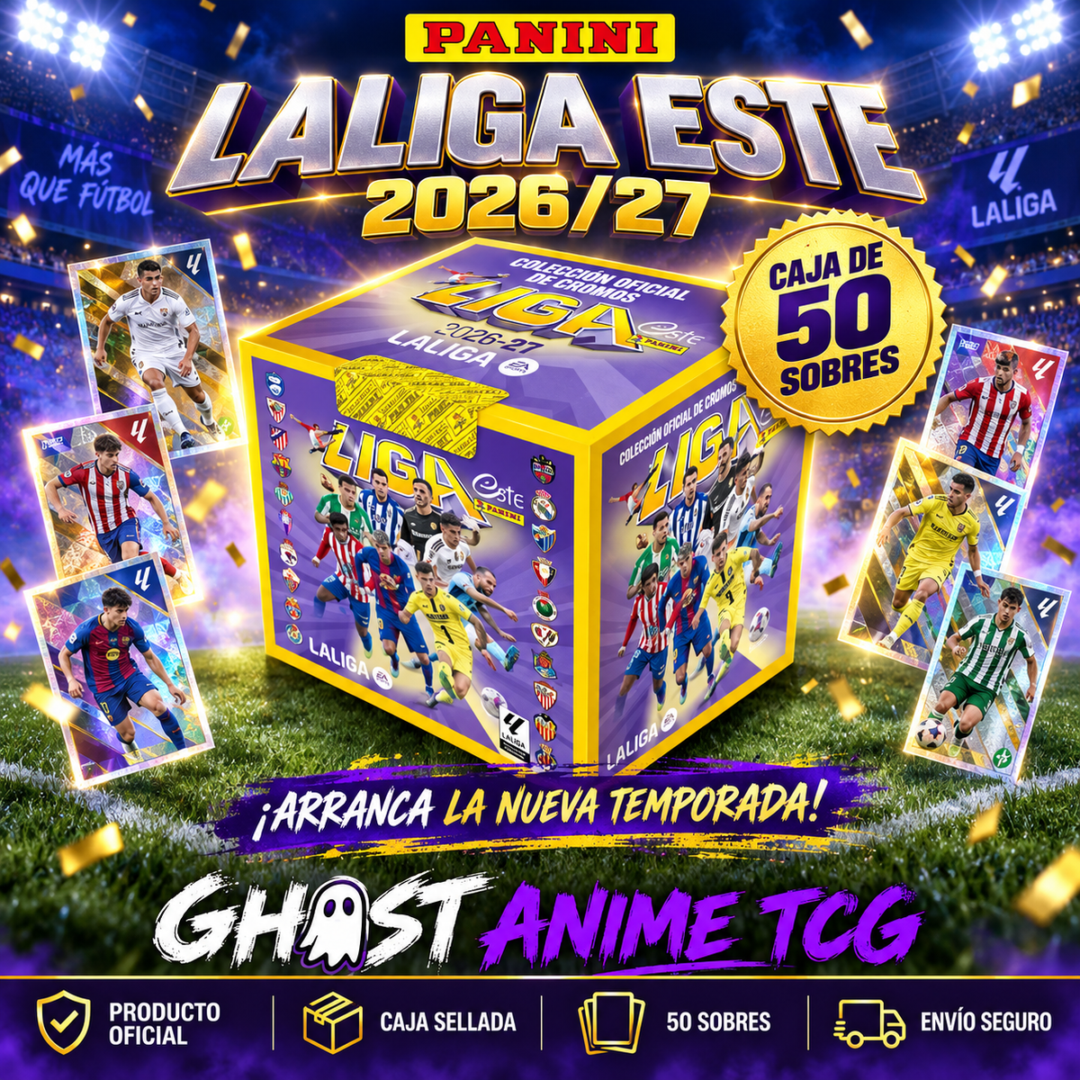 SOBRE DE 50 SOBRES LA LIGA 26/27 PANINI